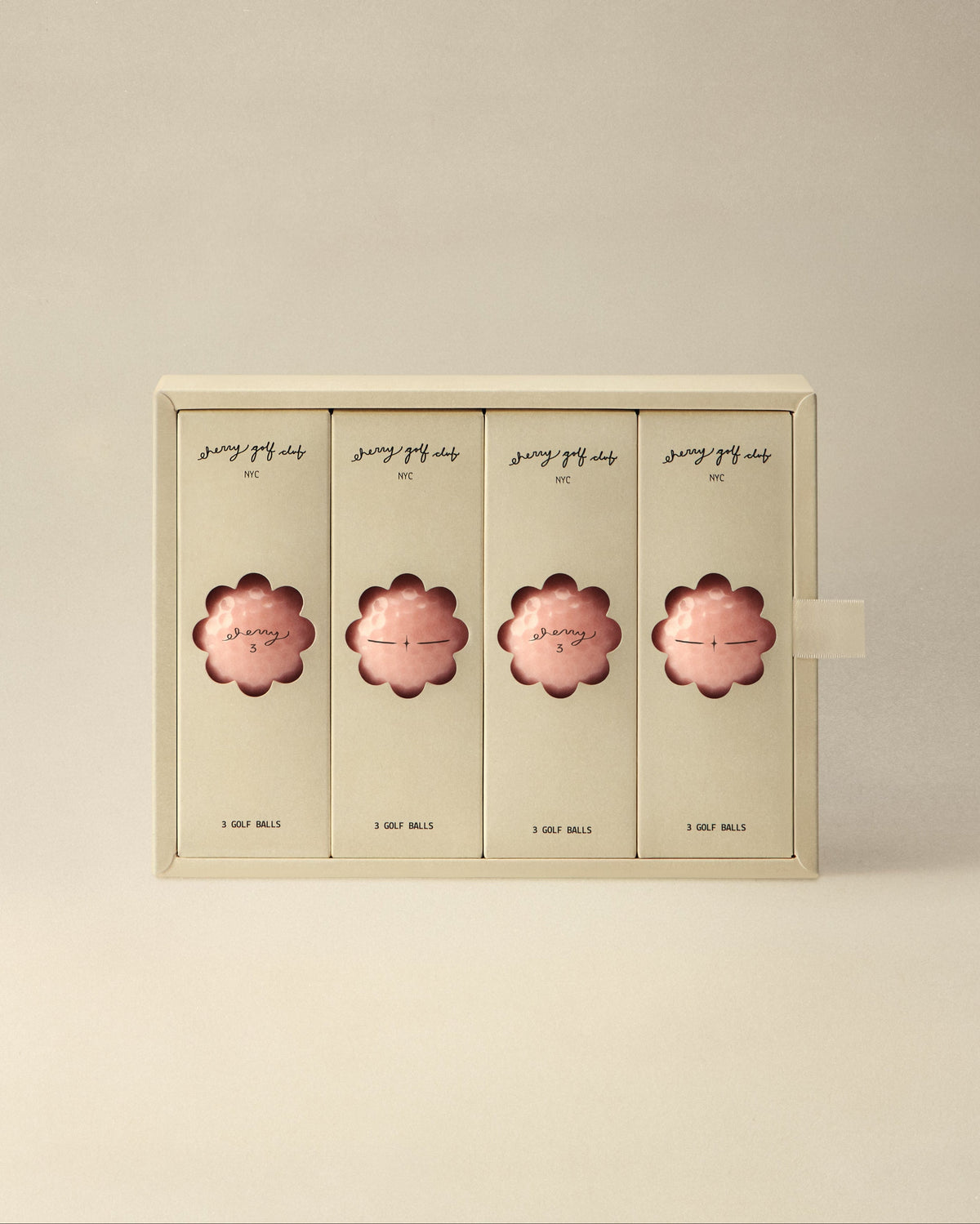 BABY PINK GOLF BALL SET
